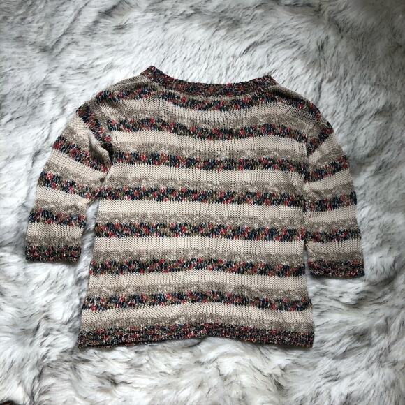 Urban Outfitters Cooperative Colorful Multicolor Striped Knit Sweater XS - Picture 6 of 6